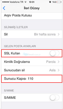 İphone Cihazlarına Mail Kurulumu - Cloud Blog